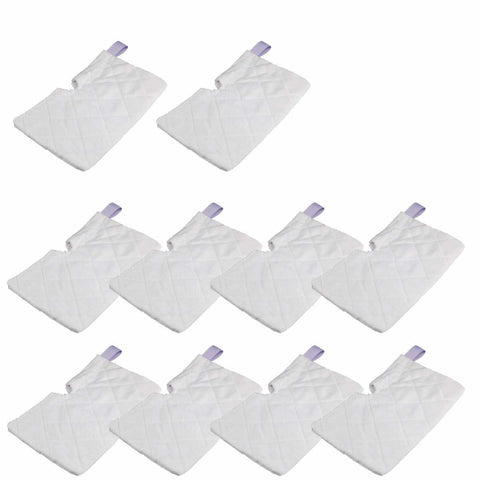 Steaming Mop Pad Replacement Shark Steam Pocket Mops S3501 Series S3601 S3550 S3901 S3801 Washable Microfiber Cleaning Pads 10 Packs