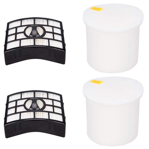 2sets Replacement Shark NV650 Filters, Compatible with Shark Rotator Pro Lift-Away NV650 NV752 NV751 NV651 NV652,APEX AX950, AX952 Vacuum Cleaner Parts,Parts # XFF650 & XHF650