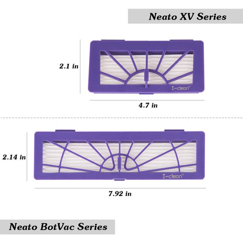 1-Pack Filters Accessories for All Neato Botvac Robotics 70e 75 80, D Series D75 D80 D85, Connected D3 D5 Vacuum Cleaner Replacement Parts