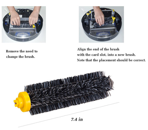 Replacement iRobot Roomba 780 790 770 760 Filter Brush Kits, Vacuum Cleaner Parts Includes Bristle Brush, Flexbile Beater, Side Brush, Hepa Filters