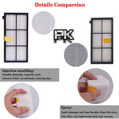 Replace iRobot Roomba 960 Filters 8pcs Repleacement iRobot Roomba 980 960 860 880 Robotic Vacuum Accessories (800,900 Series)