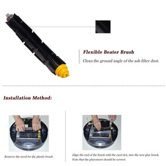 15 pcs Replacement Roomba Vacuum Cleaning Accessories Kits Compatible with Robot Roomba 760 770 780 790 Vacuum Cleaning Robots Parts