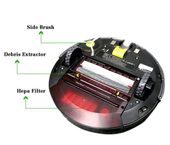 Replacement Parts for iRobot Roomba 980 960 880 860 805, Including Tangle-Free Debris Extractor Set 1,1pc HEPA Filter and 1pc Side Brushes