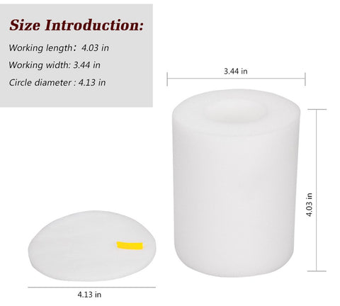 2Packs Replacement Shark NV501 Filters, Filters Compatible with Shark Rotator Pro Lift-Away NV500,NV501, NV502, NV505, Compare to Part # Xff500 Xhf500 [Not fit Rotator NV650 NV755 Series]