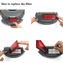 Replacement iRobot Roomba Hepa Filter, Parts Fit for Roomba 980 960 880 860 870 890 Robotic Vacuum 800&900 Series