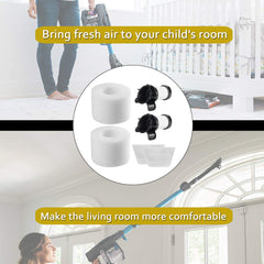 Filters Compatible Shark IONFlex DuoClean Cordless Vacuum IF251 IF100 IF150 IF160 IF170 IF180 IF200 IF201 IF202 IF205 IF252 IR100,Replacement XPREMF100 XPSTMF100 Filter Set (2 Hepa + 2 Foam)