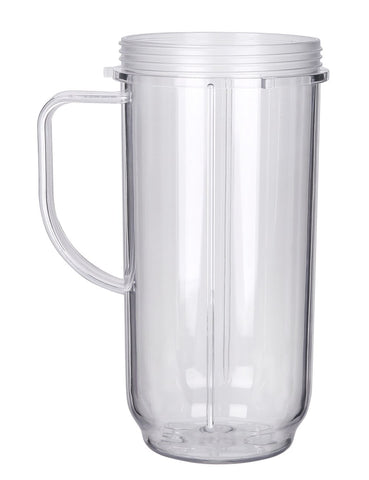 22 oz Tall Cup with Flip Top To-Go Lid and Cross Blade Replacement Parts for Magic Bullet 250W MB1001 Blenders