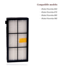 Replace iRobot Roomba 960 Filters 8pcs Repleacement iRobot Roomba 980 960 860 880 Robotic Vacuum Accessories (800,900 Series)