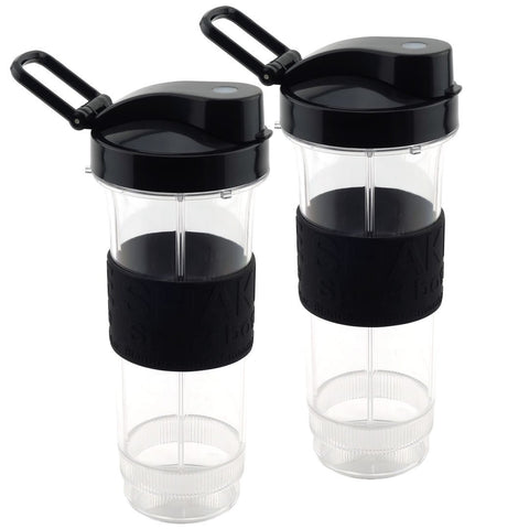 2 pack felji 20 oz cups with to go lids replacement set for magic bullet blenders mb1001