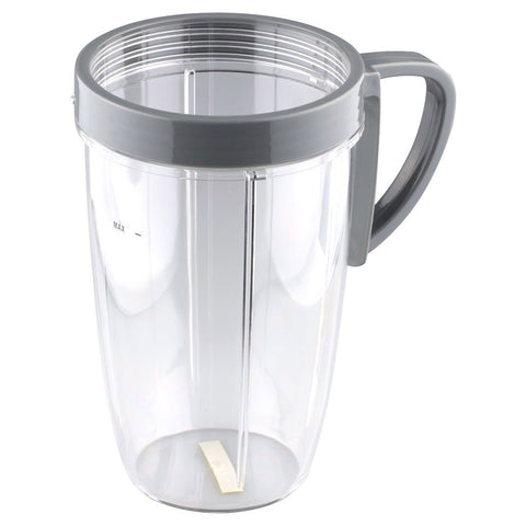 2 pack nutribullet 24 oz tall cup with handled lip ring and flip to go lids