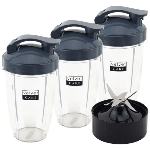 3 pack 24 oz tall cups with flip to go lids extractor blade for nutribullet lean nb 203 1200w blender