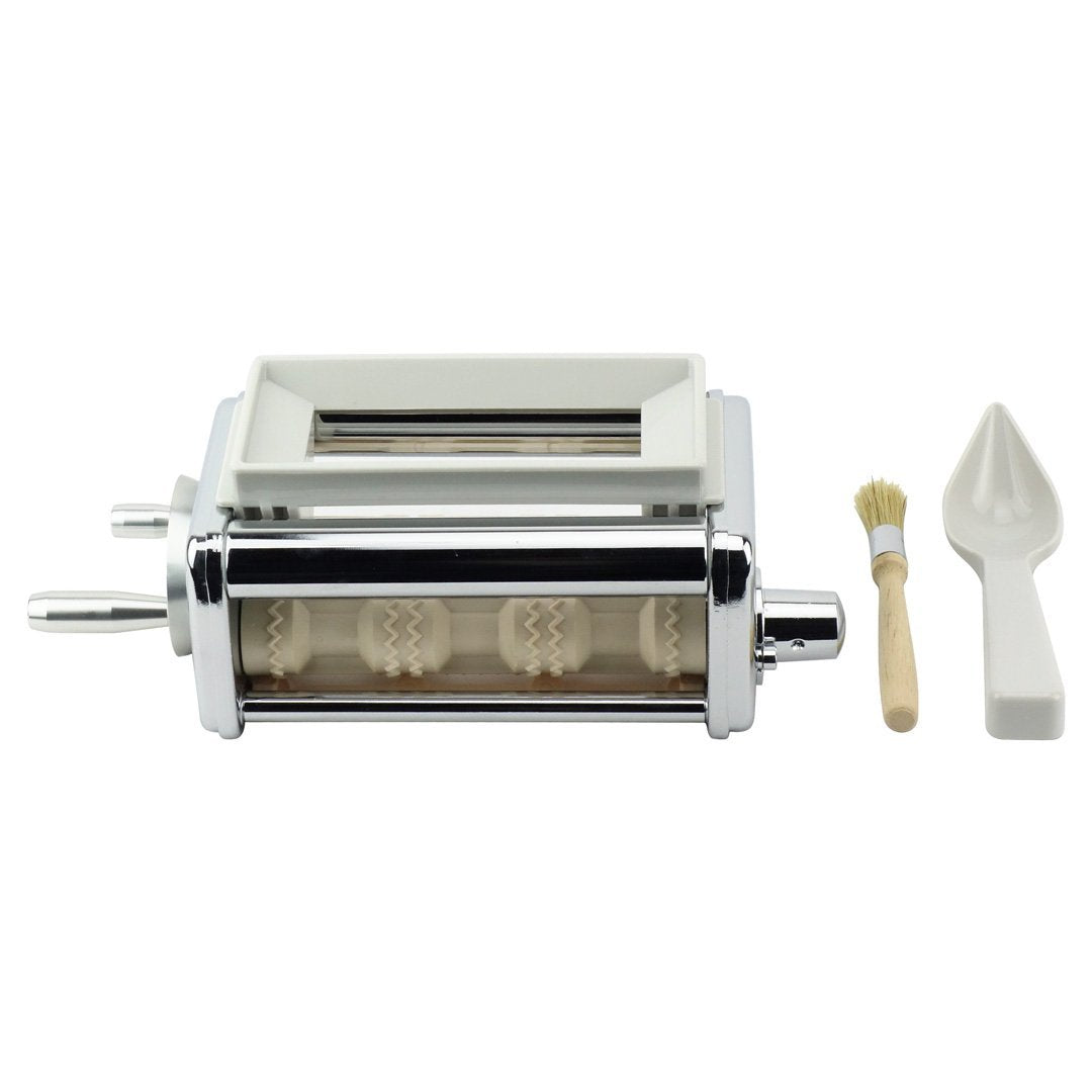 KitchenAid Ravioli Maker attachment Complements the pasta sheet roller and  cutter of the 5KPRA set. Produces 3 wide rows of ravioli. The…