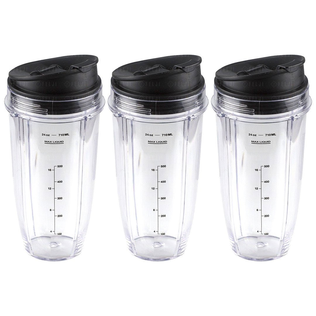 Nutri Ninja 24 oz Cup with Sip & Seal Lid Replacement Model 483KKU486