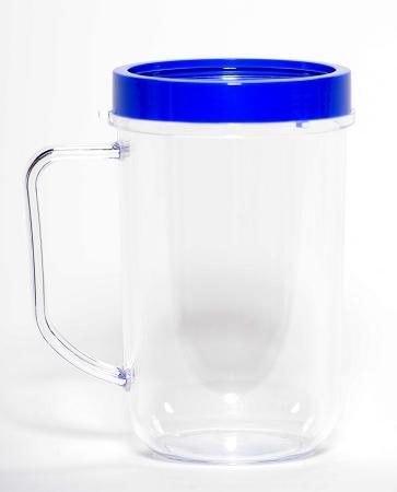 magic bullet party cup mug blue