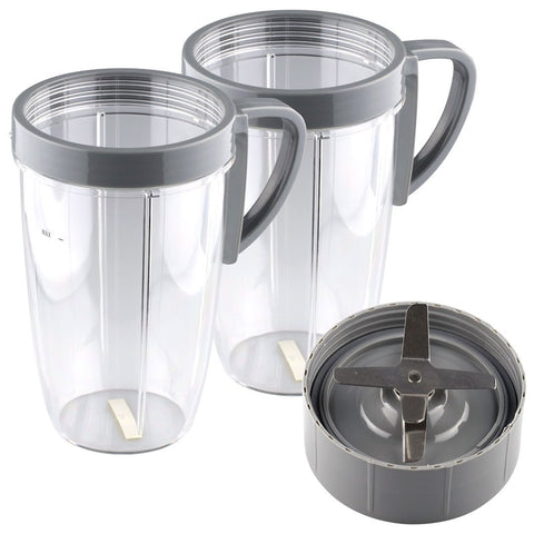 nutribullet extractor blade 2 24 oz tall cup with handled lip ring