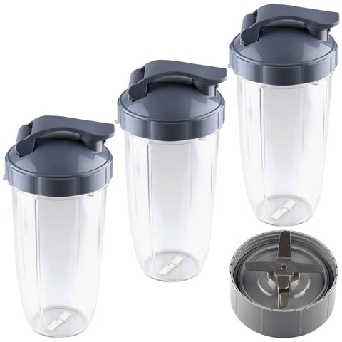 nutribullet extractor blade 3 32 oz colossal cups with flip to go lids