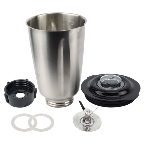 oster 6 cup stainless steel jar no handle combo set