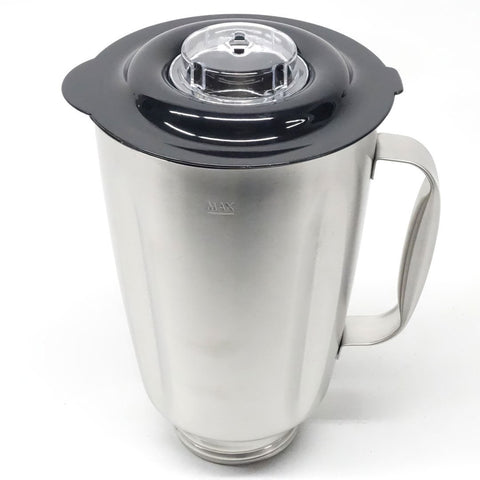 stainless steel jar with handle and lid for oster osterizer blenders