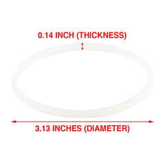 6 Pack Rubber Gaskets Sealing O-Ring Replacement Part for Nutri Ninja BL660 BL663 BL663CO BL665Q BL740 BL770 BL771 BL773CO BL810C BL810Q BL820 BL830