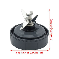 Nutri Ninja 16 oz Cup with Lid and Extractor Blade Model 303KKU 305KKU 307KKU for BL660 BL663 BL663CO BL665Q BL740 BL780